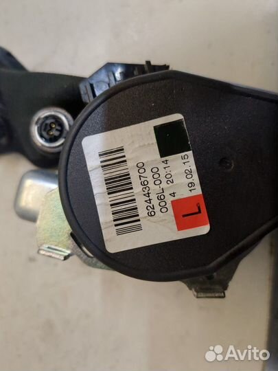 Ремень безопасности левый передний Ford Kuga, 2015