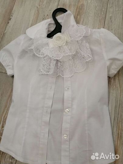 Блузка для девочки школьная