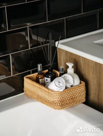 Корзина для хранения плетёная