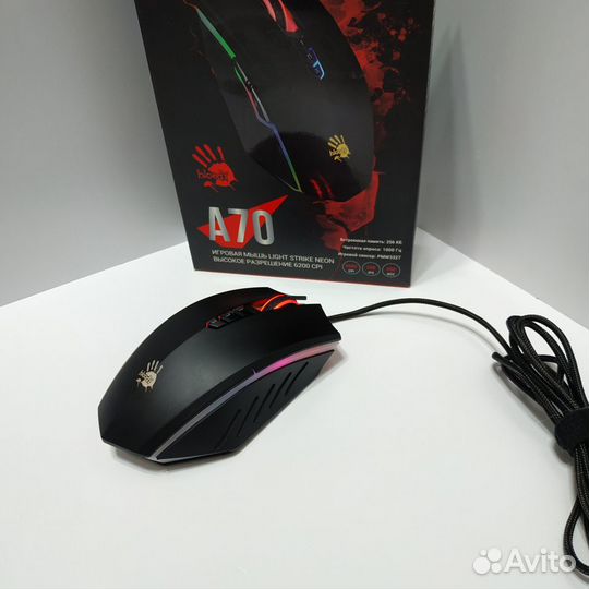 Игровая мышка A4Tech Bloody A70 black A7