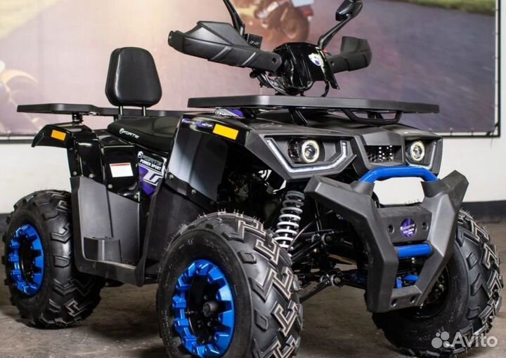 Квадроцикл Motoland Wild Track 200 LUX синий