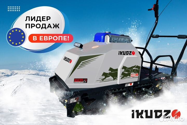 Ikudzo 2.0 1450/500 EK20 (двс dinkin) бело-зеленый