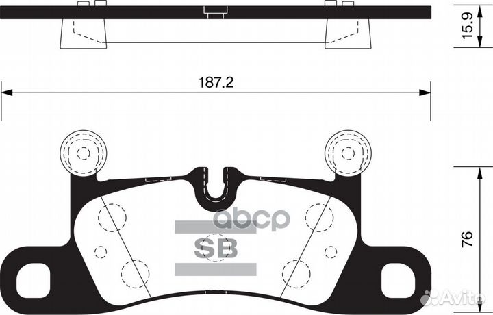 Колодки тормозные дисковые SP2319 Sangsin brake