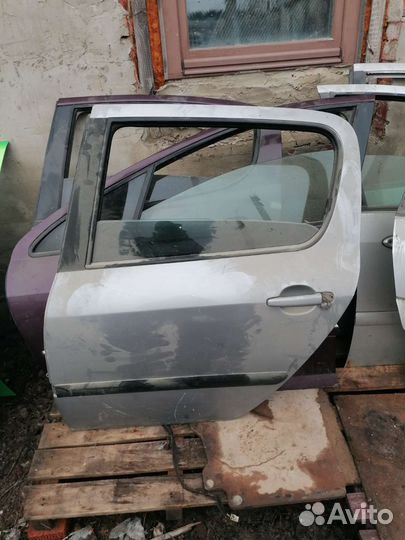 Дверь задняя левая пежо 307