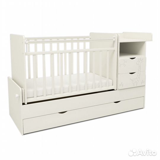 Детская кровать трансформер с маятником