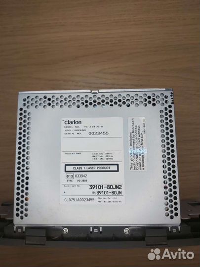 Штатная магнитола на Suzuki SX4 1го поколения