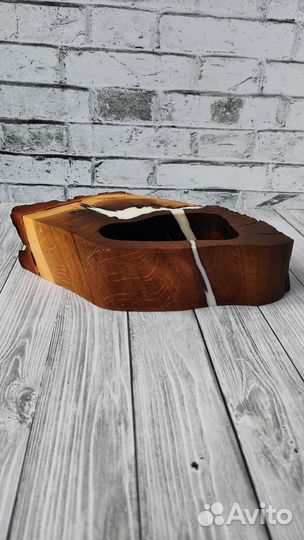 Дубовый спил для заливки свечей