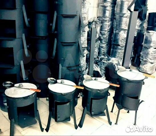 Печи, казаны разные размеры