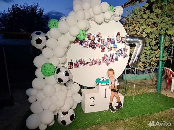 Воздушные шарики, гелий фотозона гирлянда из шаров