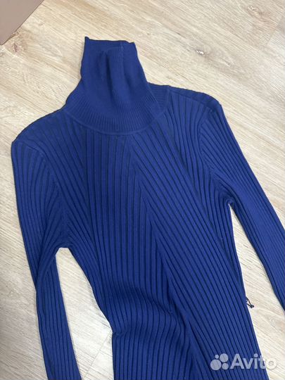 Платье трикотажное женское длинное