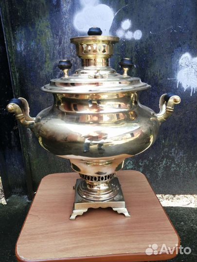 Самовар 3 литра Репа гладкая