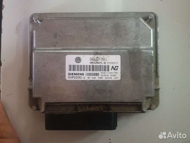 Блок управления раздаткой эбу фольцваген туарег 1