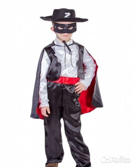 Карнавальный костюм зорро122рост