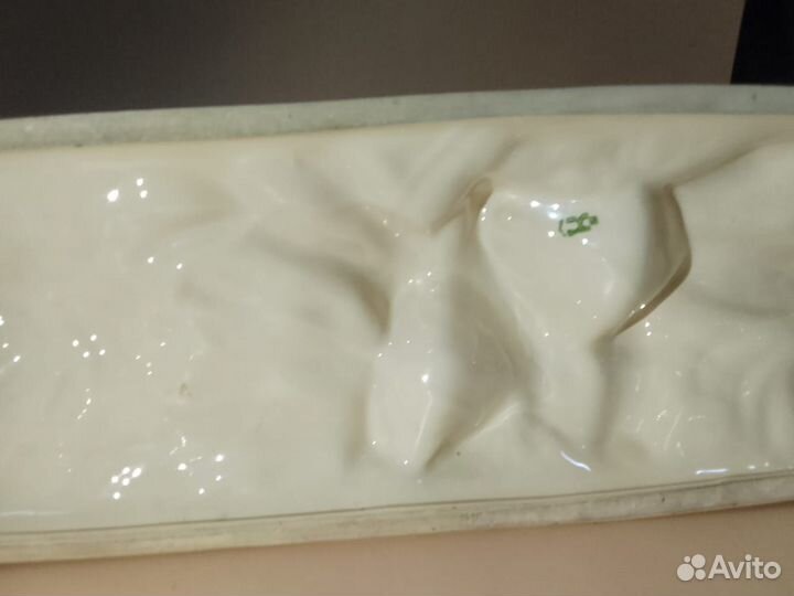 Фарфоровая статуэтка ГДР. Бегущие олени