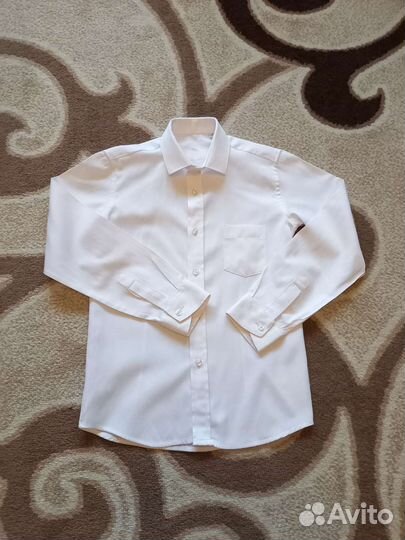 Рубашка белая школьная