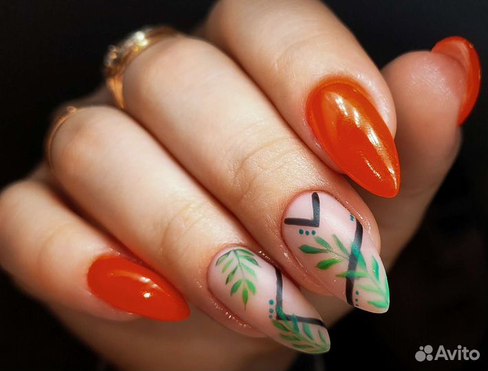 Маникюр / Покрытие гель-лак / Наращивание