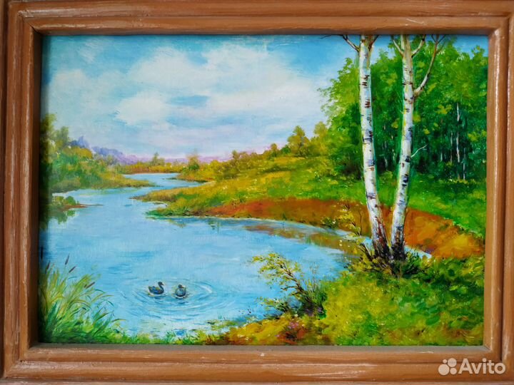 10 картин маслом на хосте (Торг уместен)