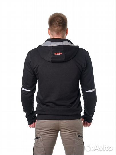 Starks City Ride 2022 мототолстовка с защитой черн