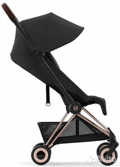 Коляска Cybex Coya шасси Rose Gold, Sepia Black