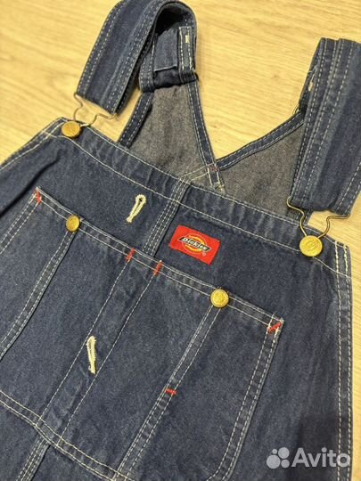 Комбинезон джинсовый dickies stonewashed indigo