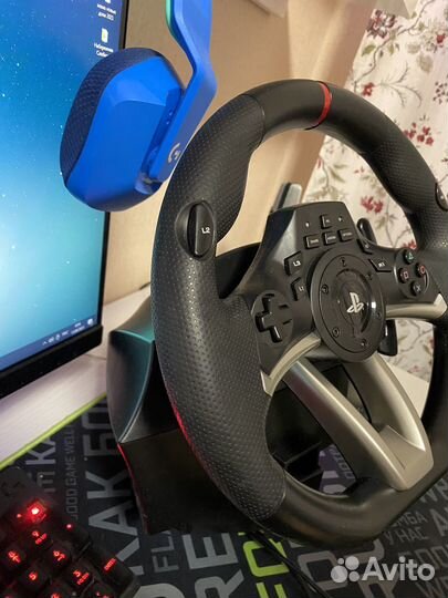 Игровой руль Hori racing wheel apex