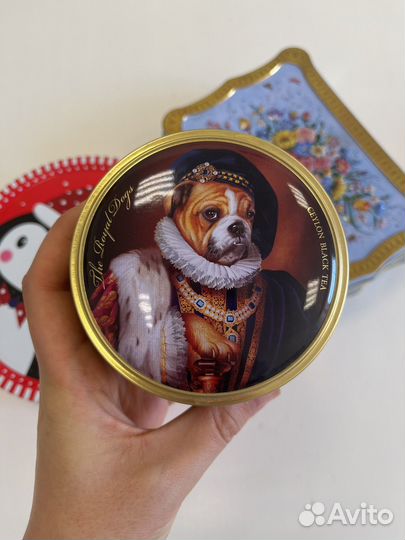 Жестяная коробка красивая 3 штуки