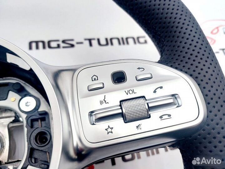 Руль Mercedes 63 AMG Edition карбон круиз контроль