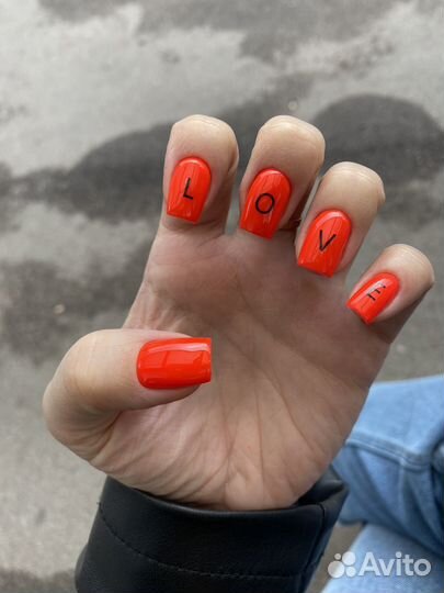 Маникюр гель лак