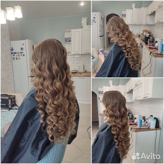 Укладка: локоны афрокудри онлайн-запись