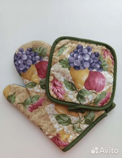 Набор прихватка и рукавица для кухни (новый)