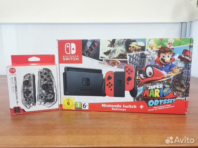 Nintendo Switch + джойконы + 60 игр купить в Москве | Электроника | Авито
