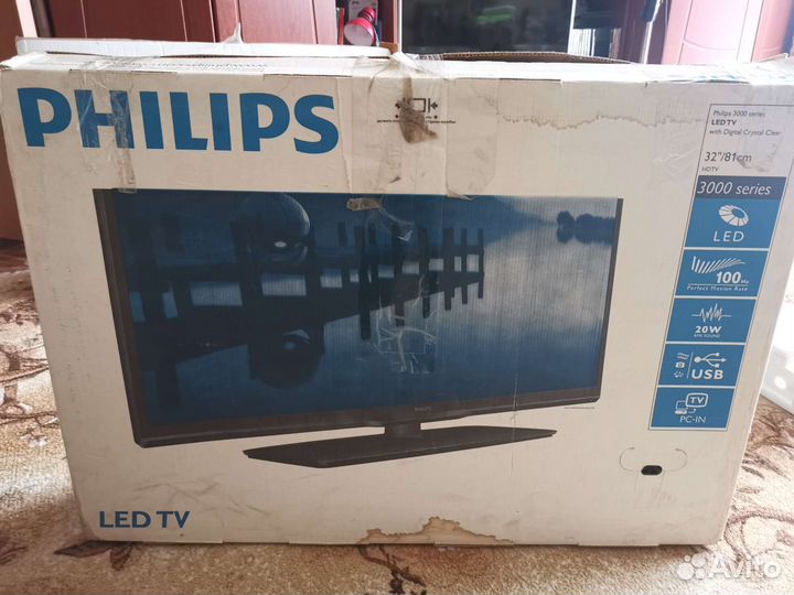 Телевизор philips led tv битая матрица
