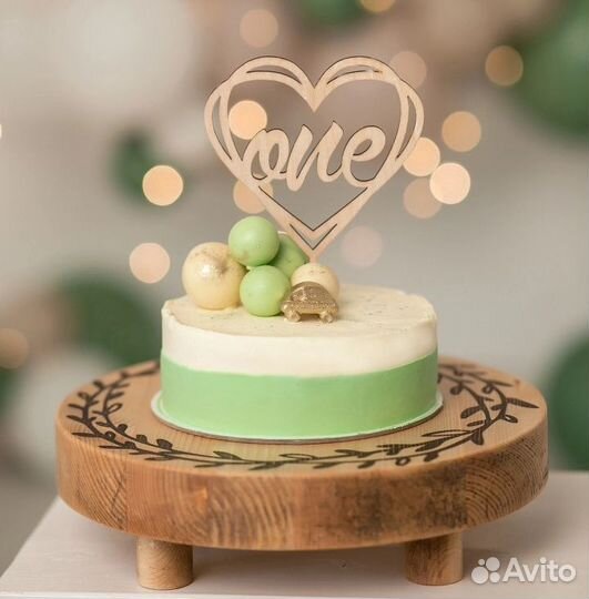 Тортовница деревянная реквизит для фотосессии