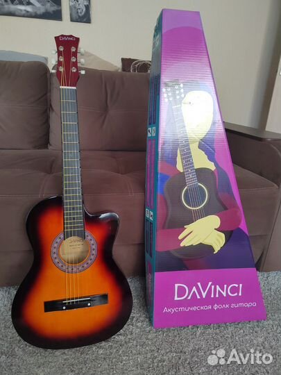 Акустическая гитара Davinci DF-50C SB новая