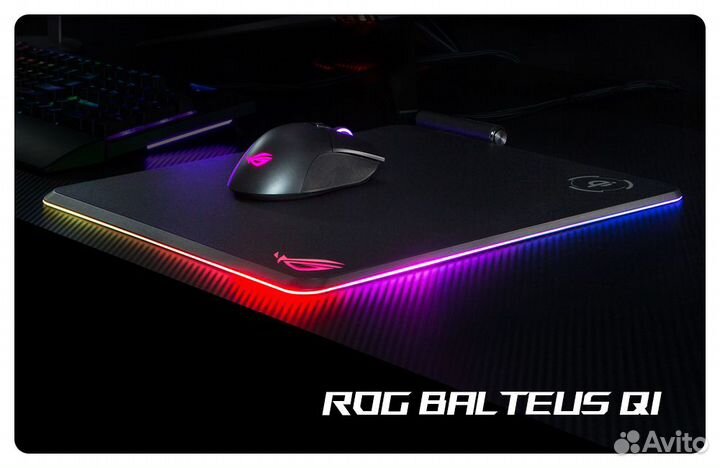 Коврик для мыши Asus ROG Balteus Qi 90MP0120-B0UA0