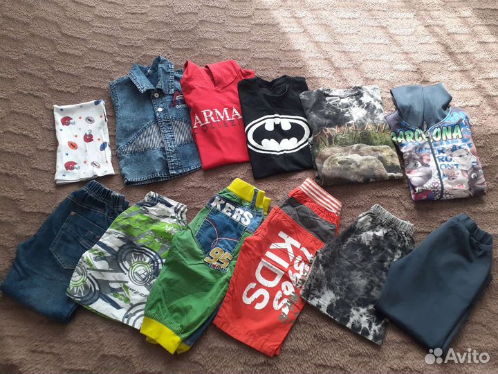 Вещи пакетом на мальчика 4-5 лет