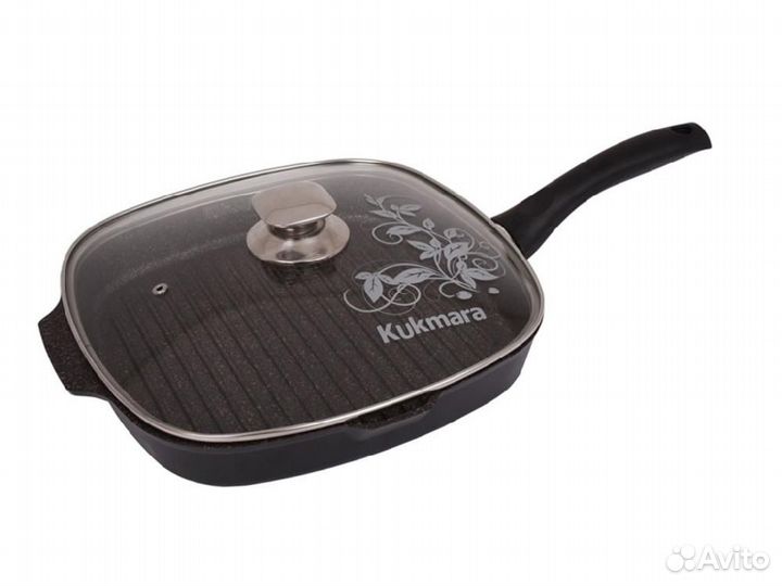 Сковорода-гриль с антипригарным покрытием со