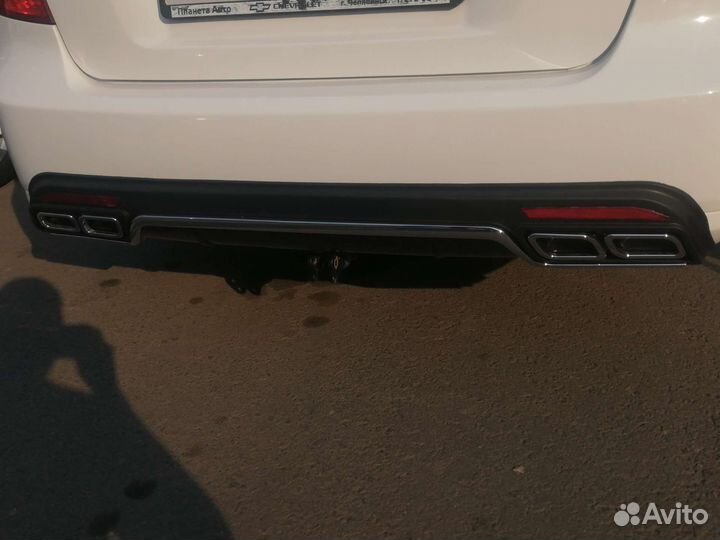 Диффузор Накладка на задний бампер lacetti