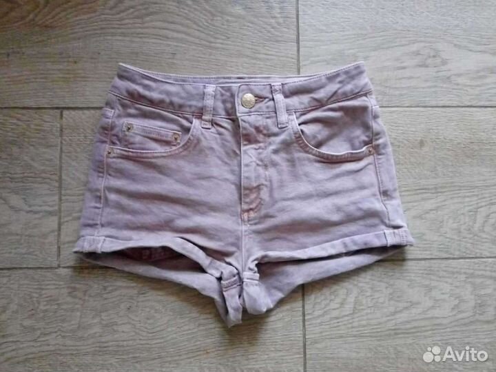 Джинсовые микро шорты 25 Topshop (Великобритания)