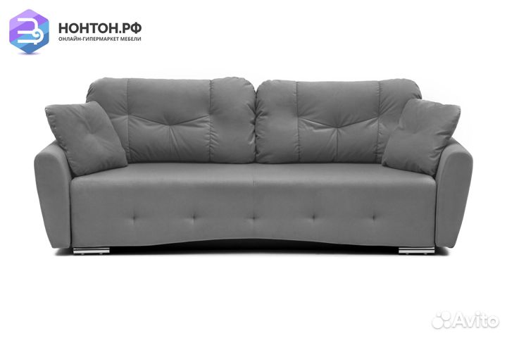 Диван еврокнижка Стингер светло-серый