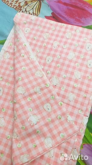 Отрез ткани фланель