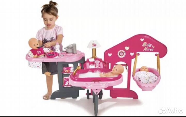 Игровой центр smoby по уходу за куклами