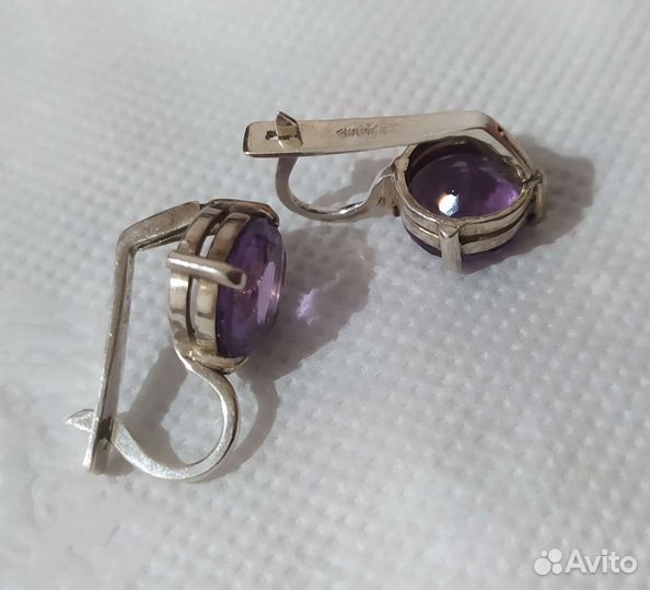 Серьги из серебра