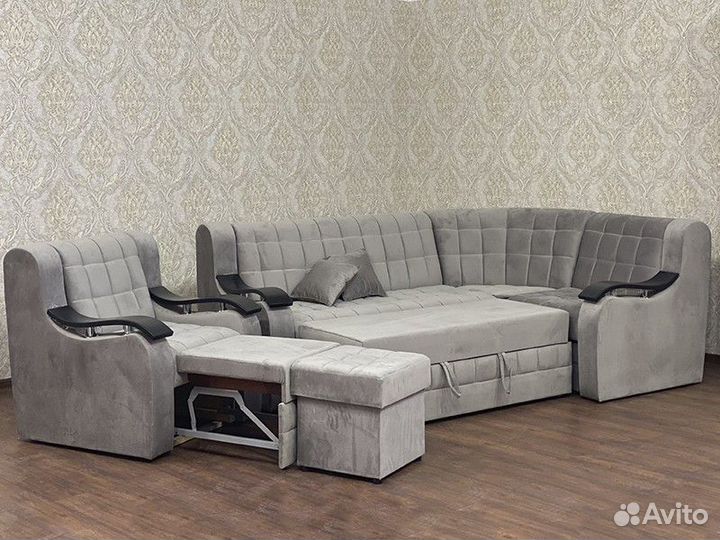 Диван Жасмин + 2 кресла