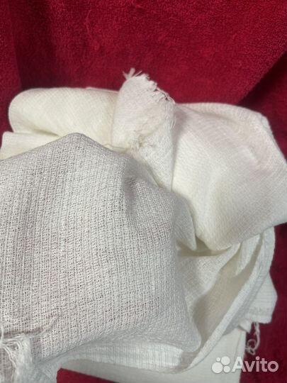 Отрез ткани марлевка вафельное полотно