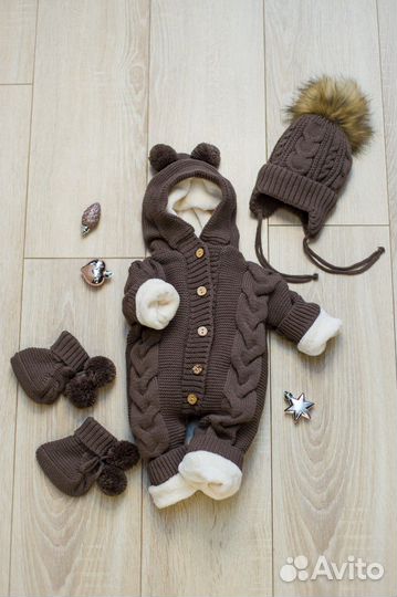 Меховой конверт на выписку новорожденного