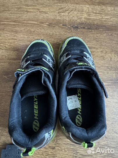 Роликовые кроссовки heelys 34