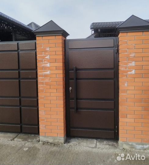 Кованые ворота/ворота хайтек/современные ворота