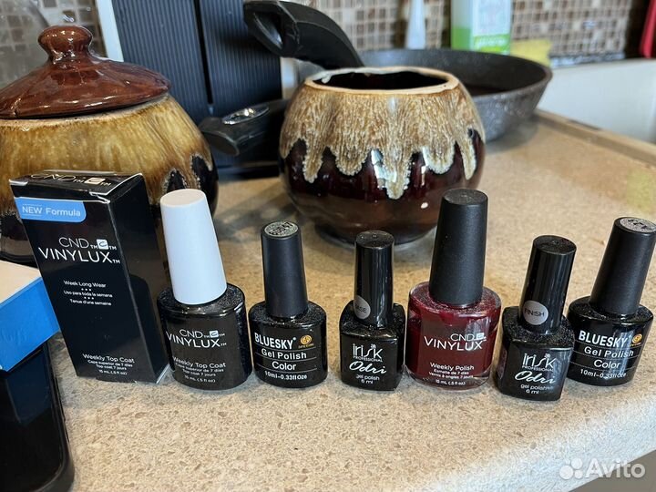 Набор доя маникюра с покрытием Шеллак, лампа