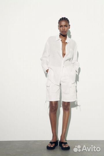 Шорты бермуды карго Zara